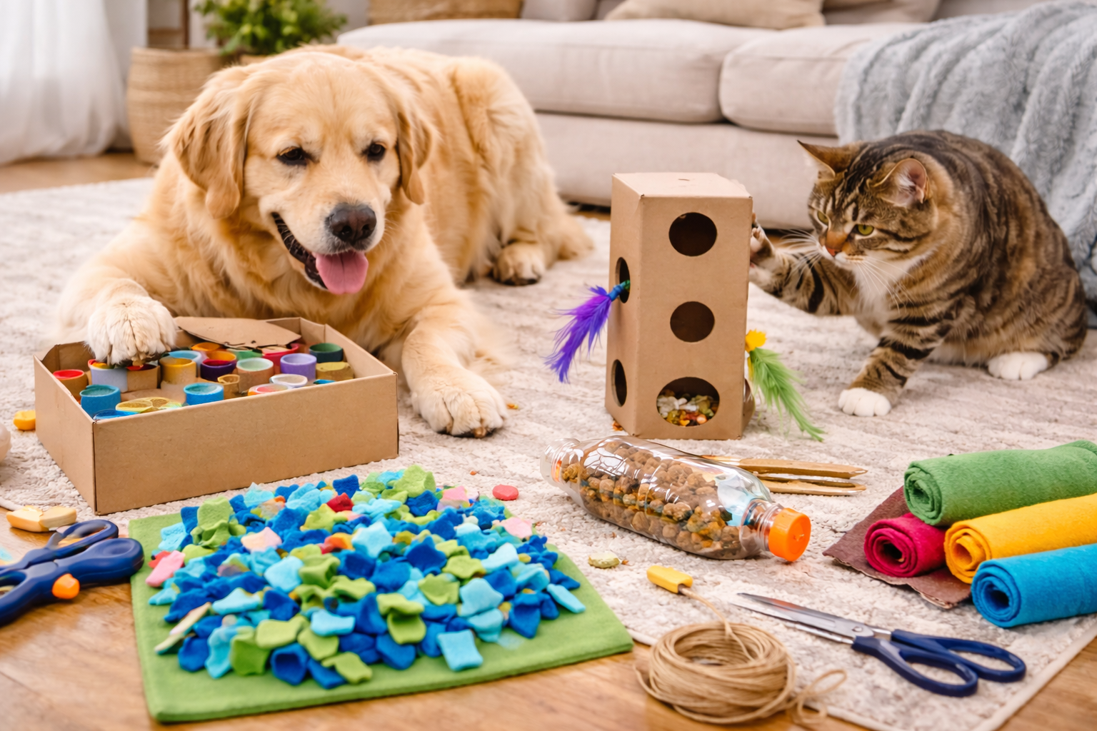 Fun Activities & DIY Projects to Enrich Your Pet’s Life